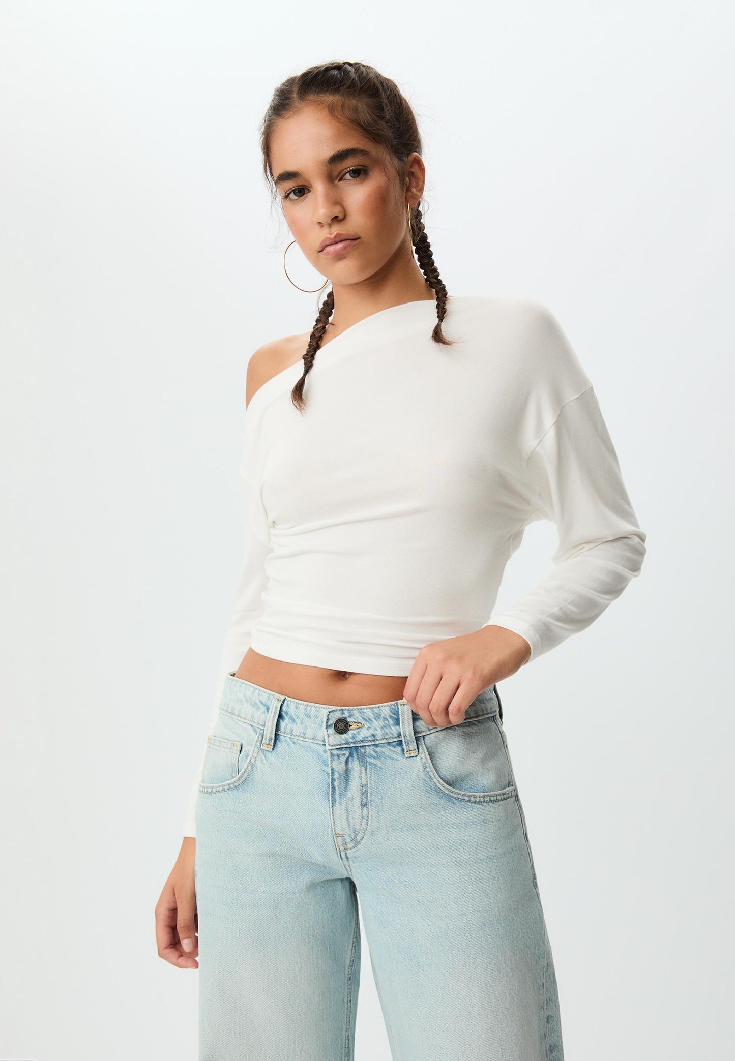 AURA - HIGH WAIST WIDE LEG JEANS